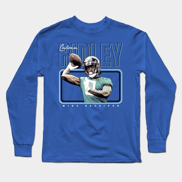 Calvin Ridley Wide Reciever Long Sleeve T-Shirt by Ubbay-cool